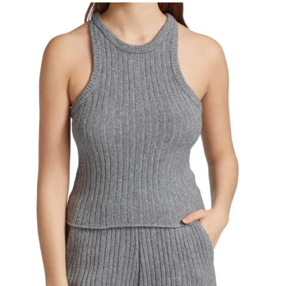 Wool Blend Ribbed Tank Size Small