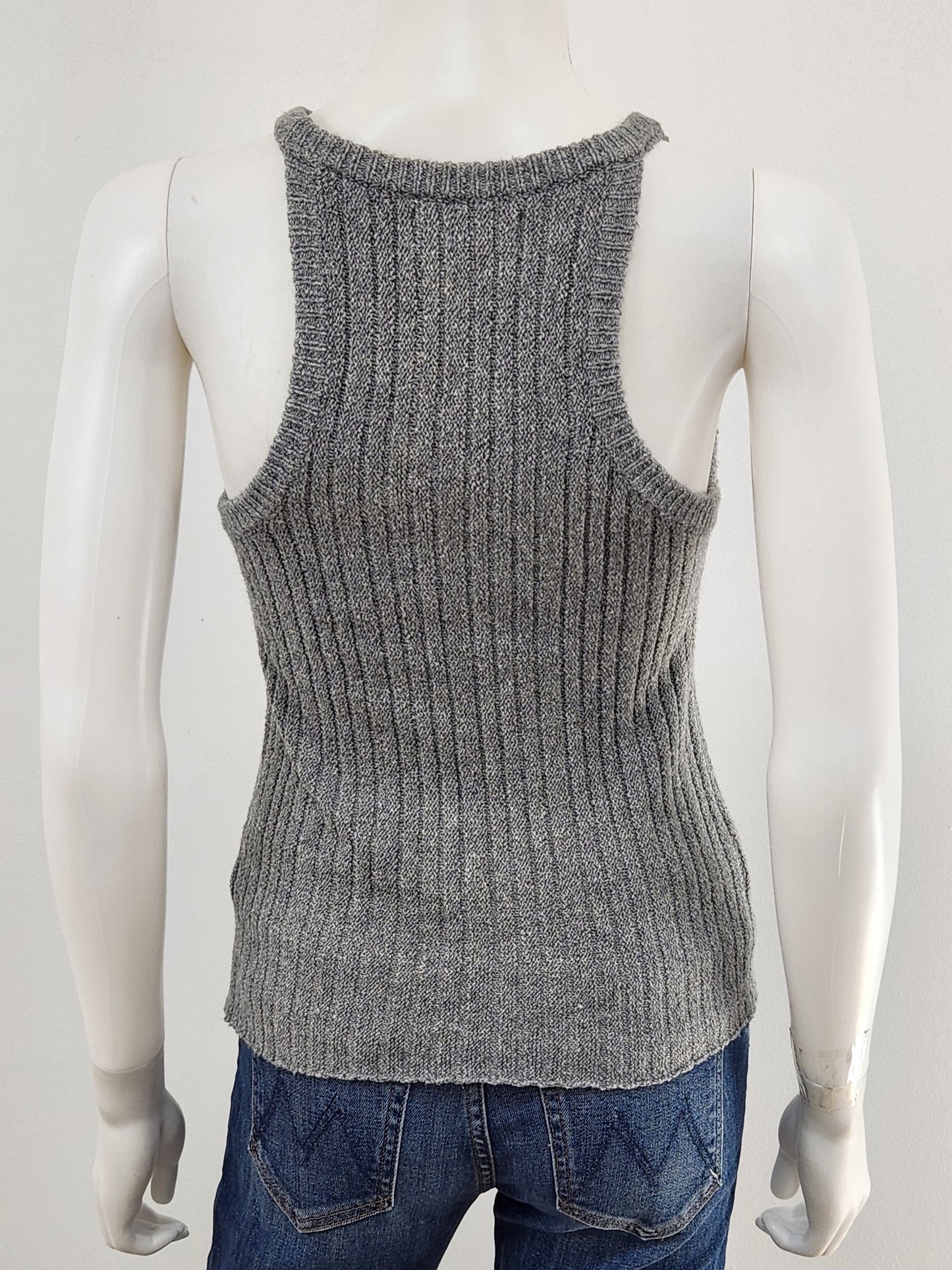 Wool Blend Ribbed Tank Size Small