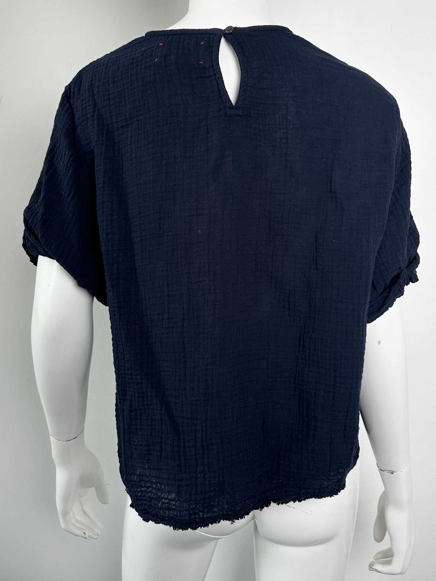 Cotton Gauze Top Size Small