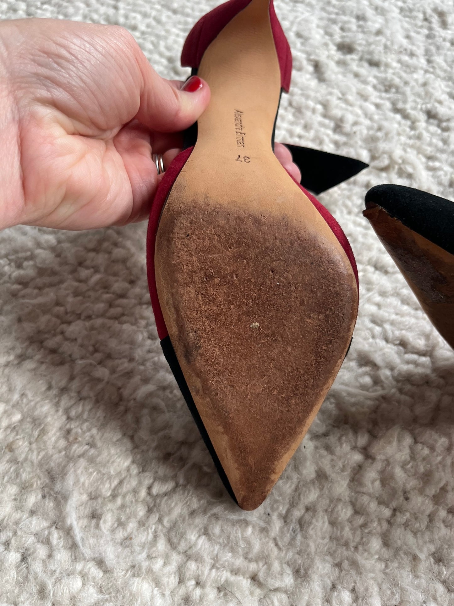 Leena Suede Stiletto Heels Size 37