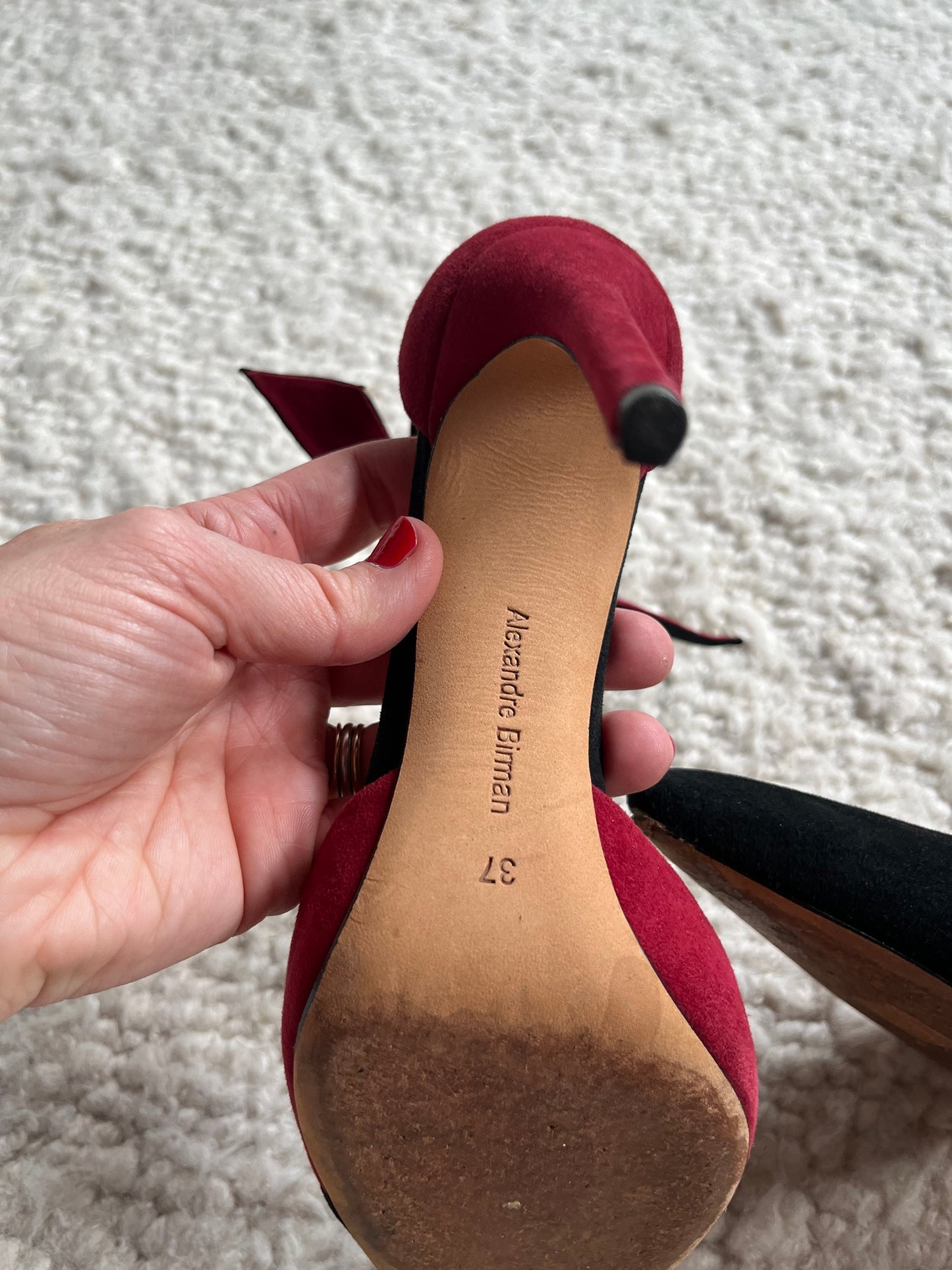 Leena Suede Stiletto Heels Size 37