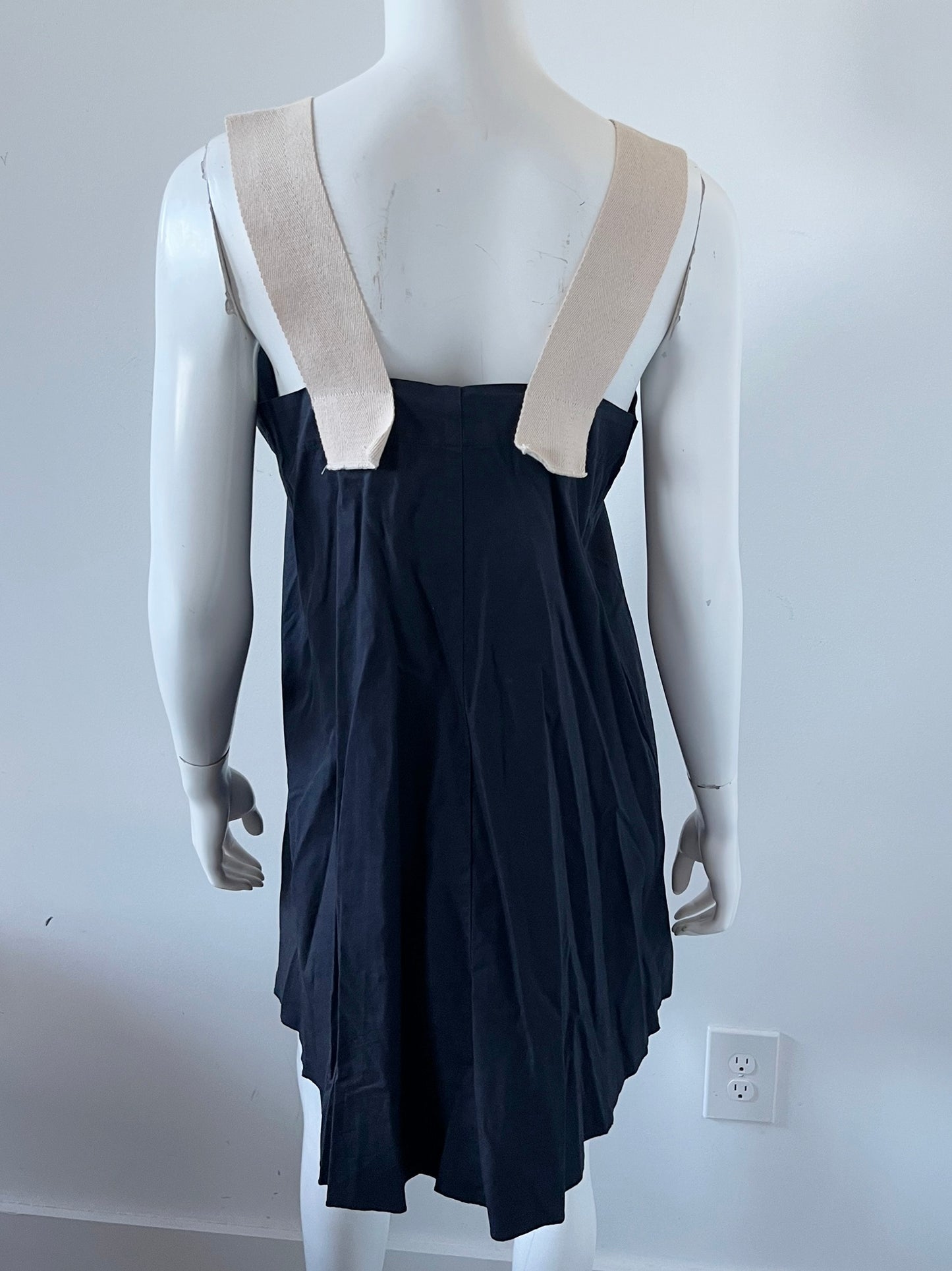 Cotton Poplin Shift Dress Size Medium