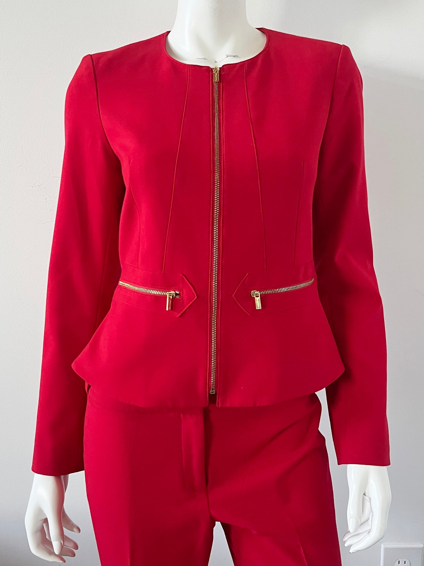 Zip Front Blazer Size 2