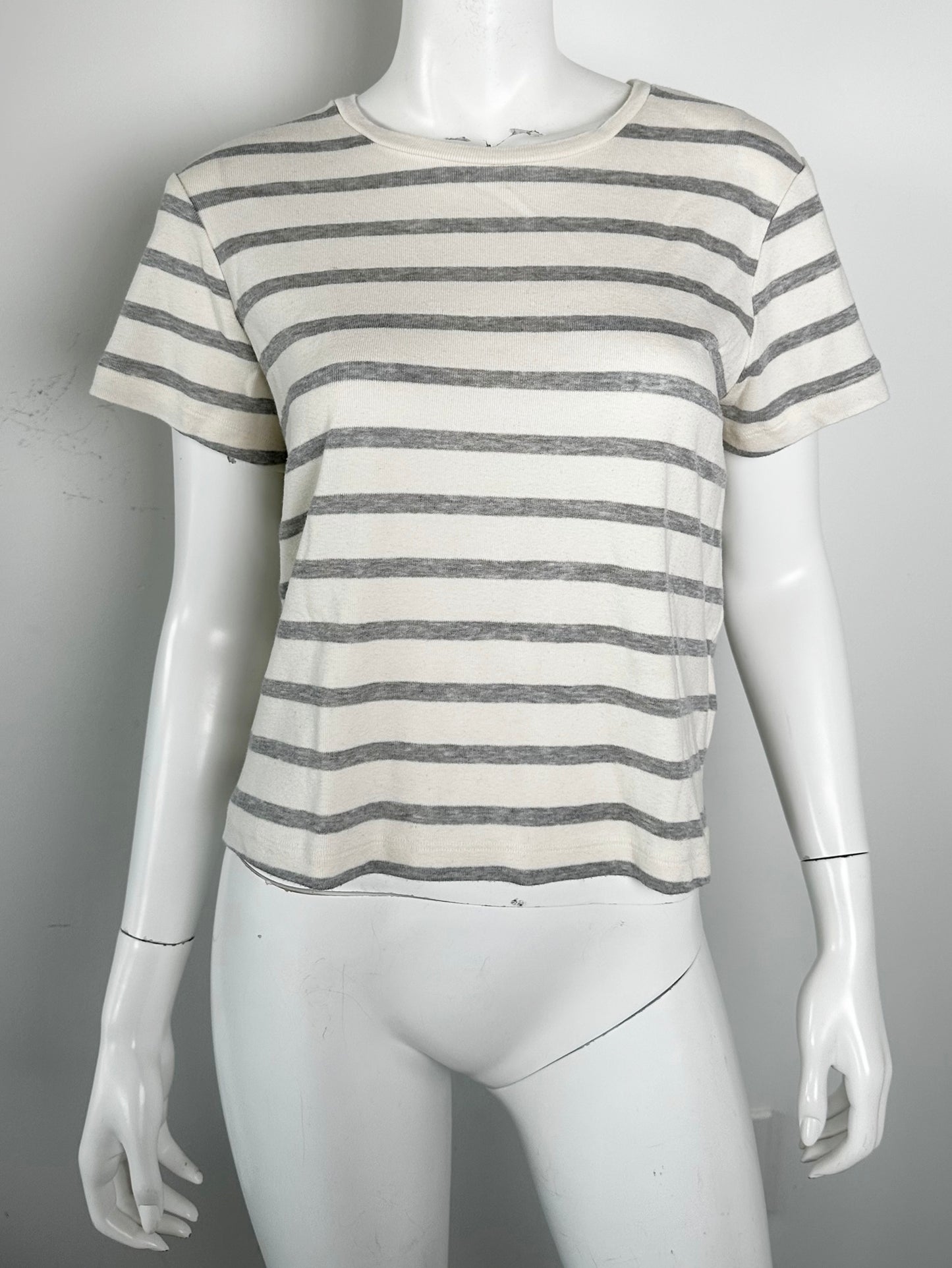 Kyle Cotton Striped Tee Size Medium
