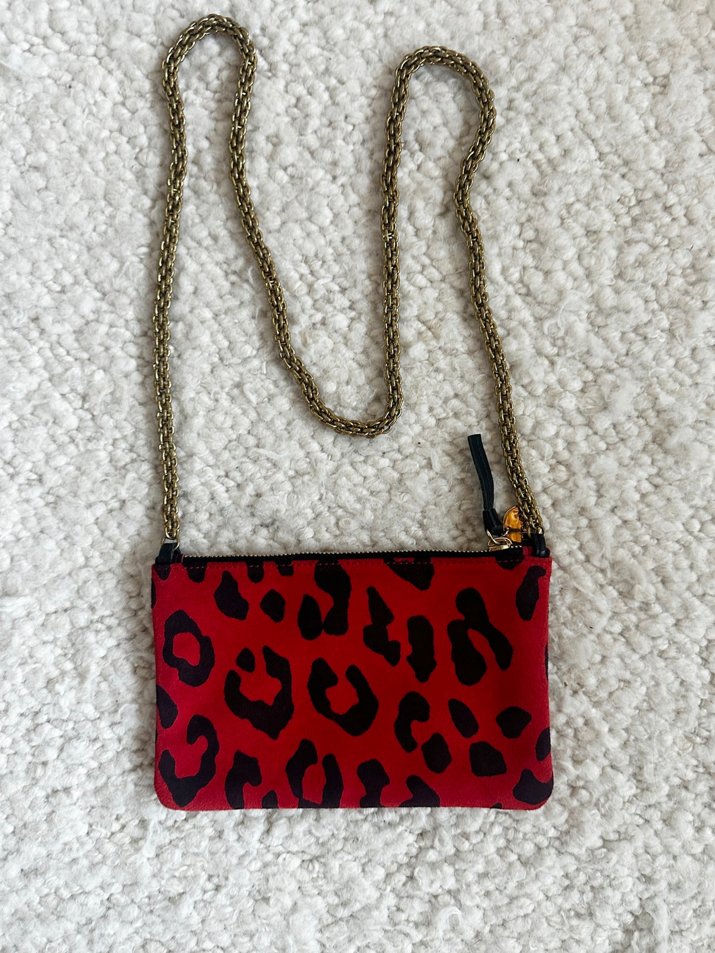 Red Leopard Handbag