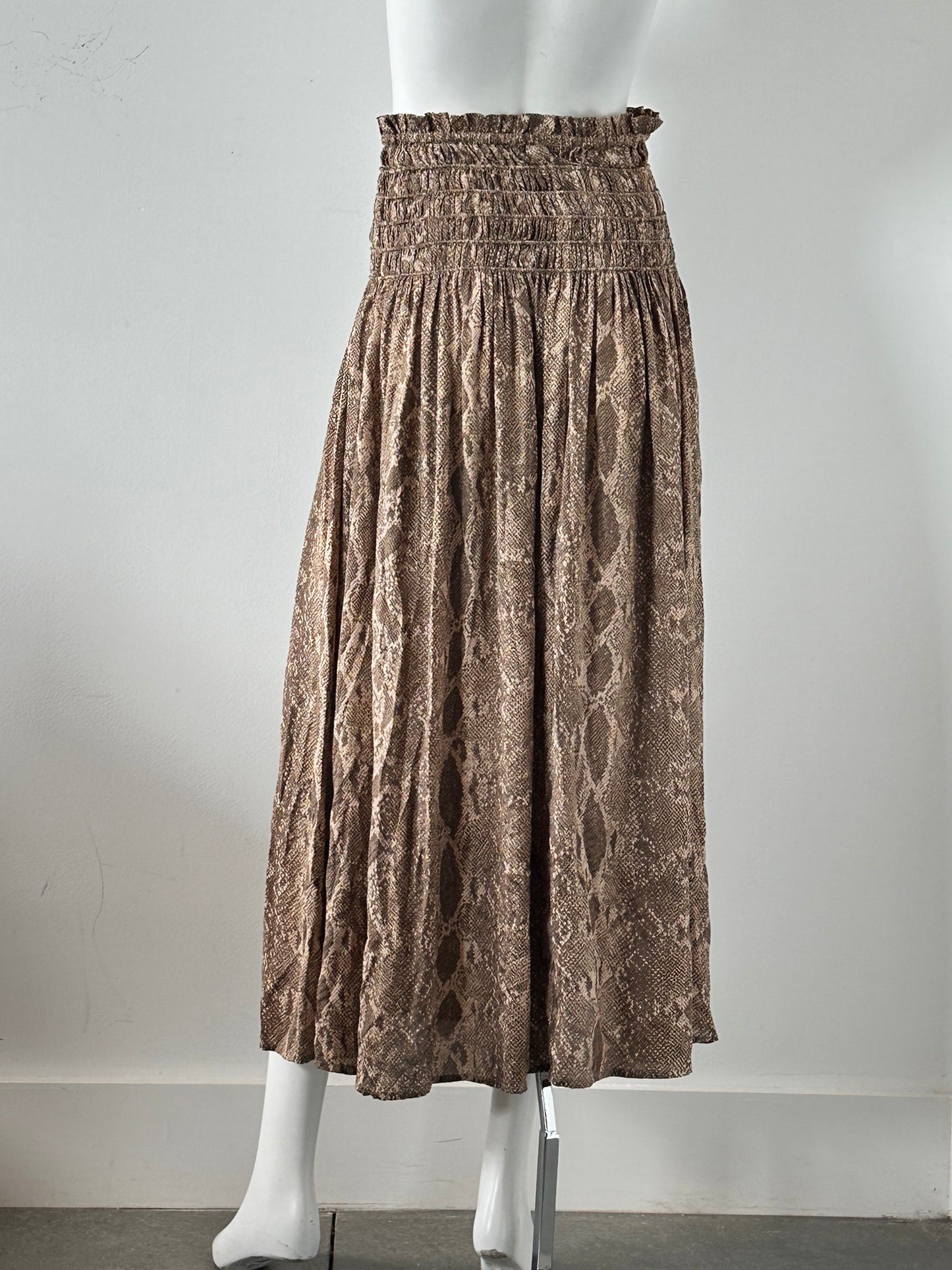 Snake Print Skirt Size Small