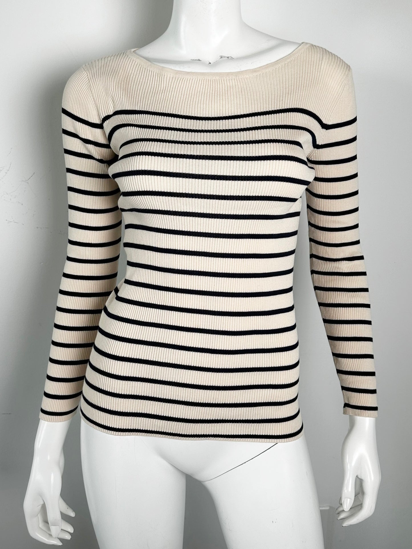 Striped Knit Top Size Medium