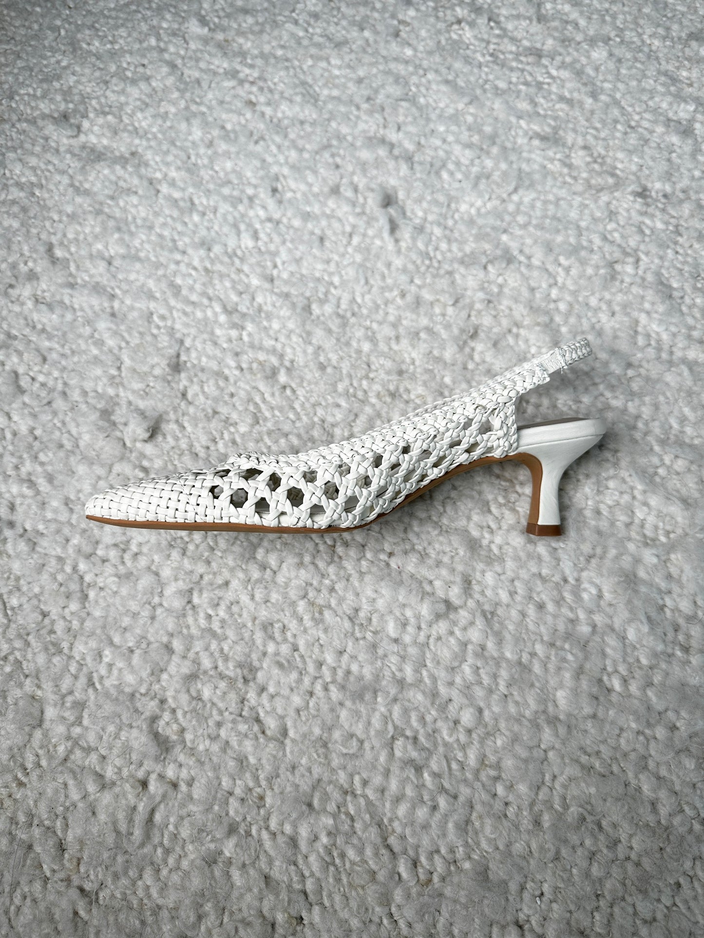 Olympa Woven Heels Size 7.5
