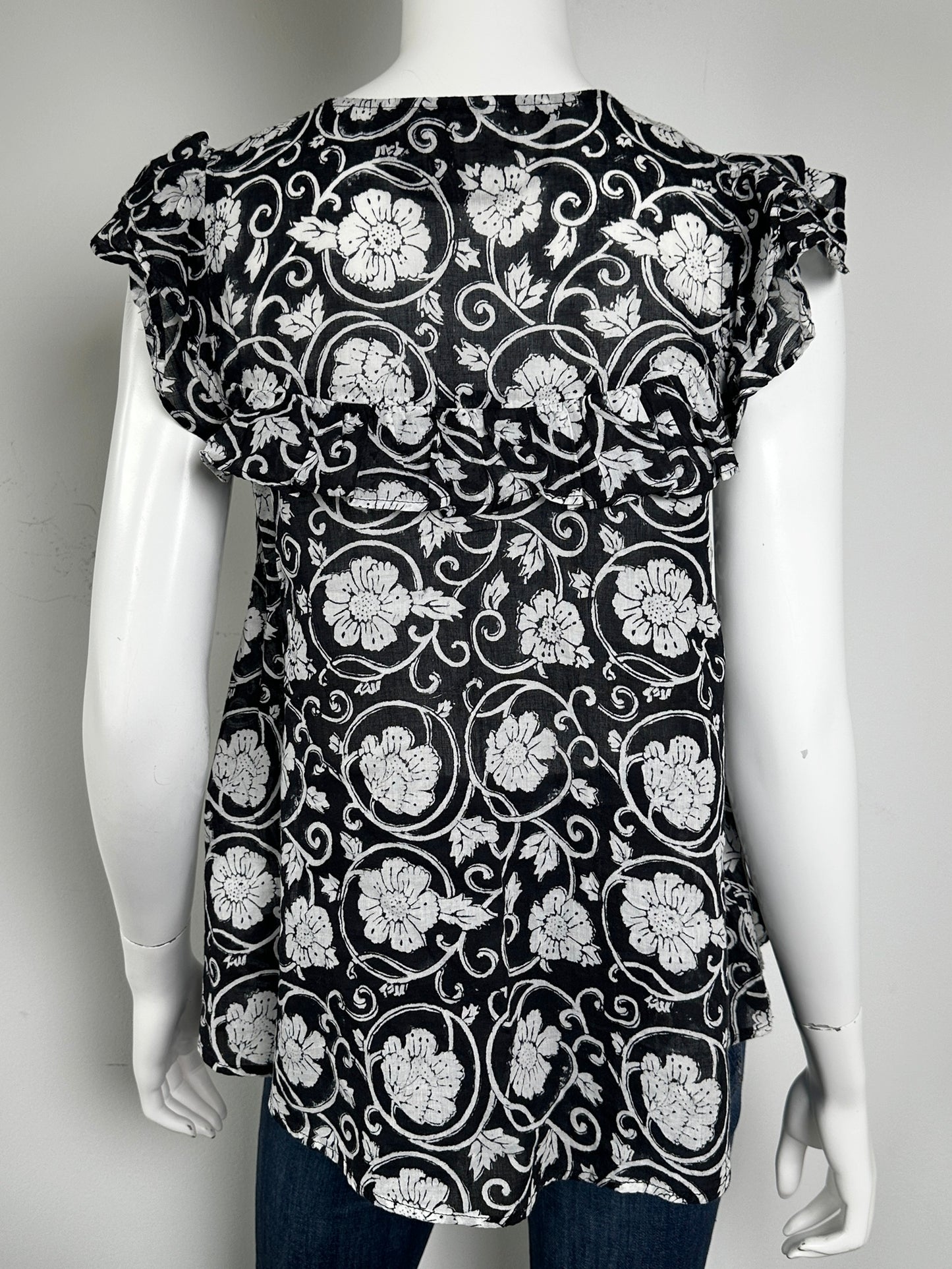 Antoinette Printed Top Size XS