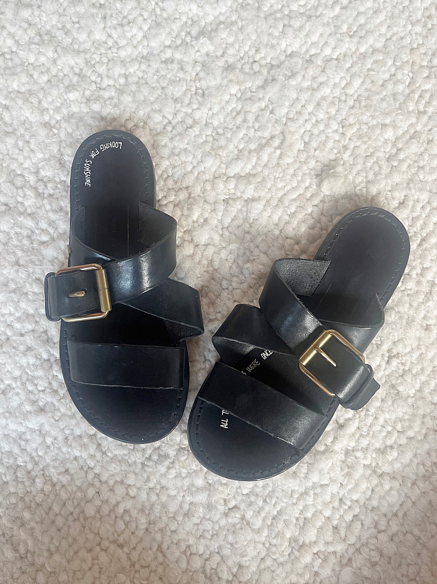 Margaret Leather Sandals Size 37