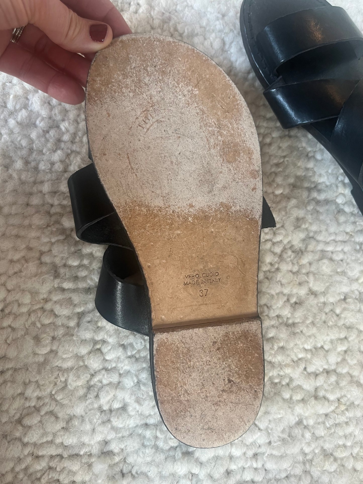 Margaret Leather Sandals Size 37