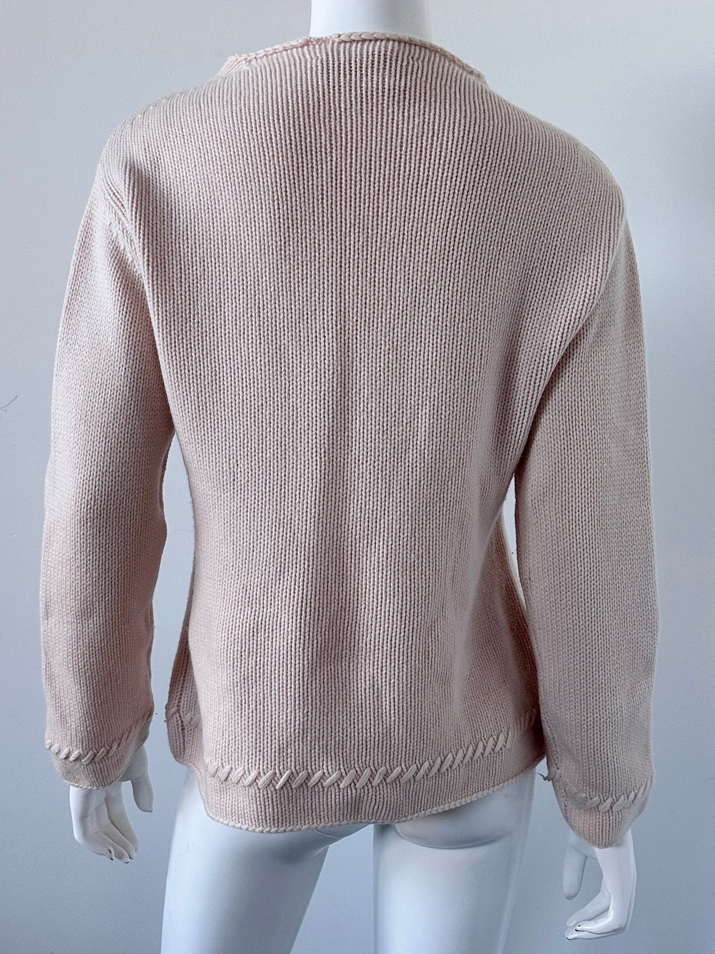 Funnel Neck Cashmere Sweater Size 10