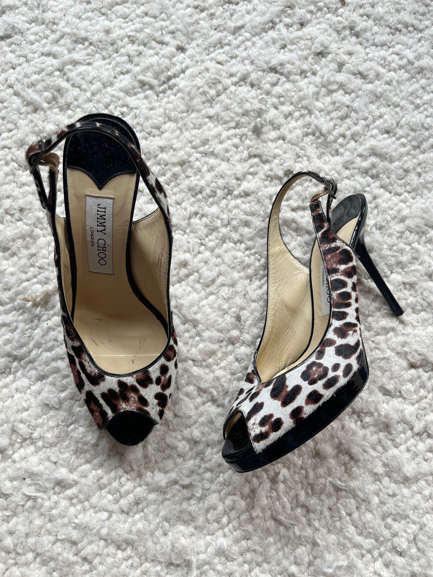 Nova Calfhair Slingback Pumps Size 37