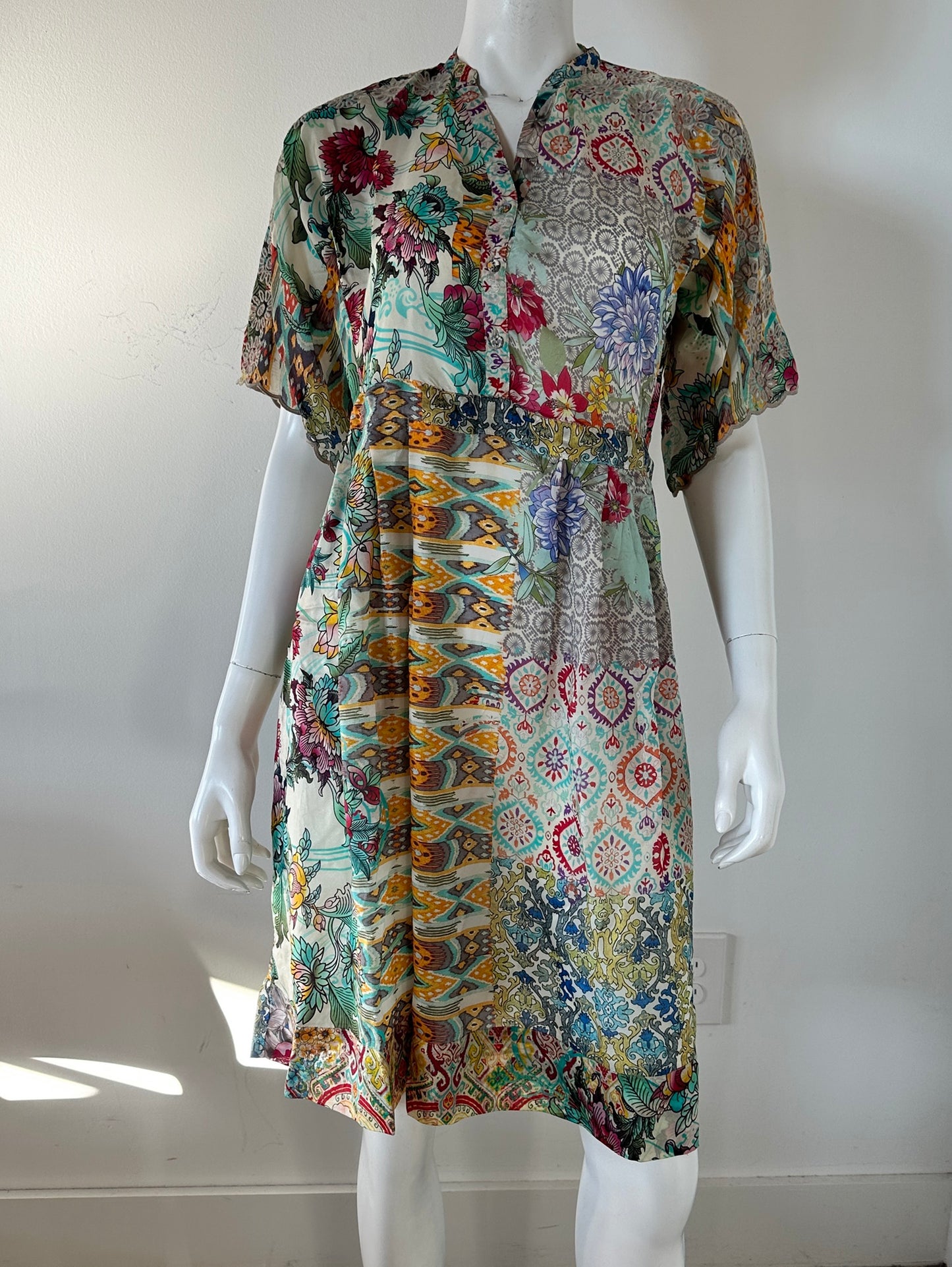 Pearce Birdie Silk Dress Size XS