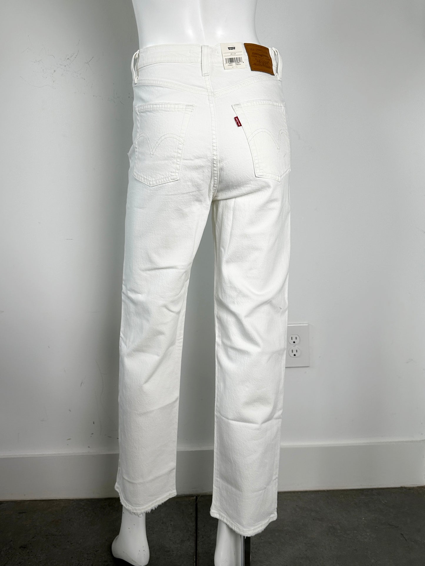 Ribcage Straight Ankle Jeans Size 28