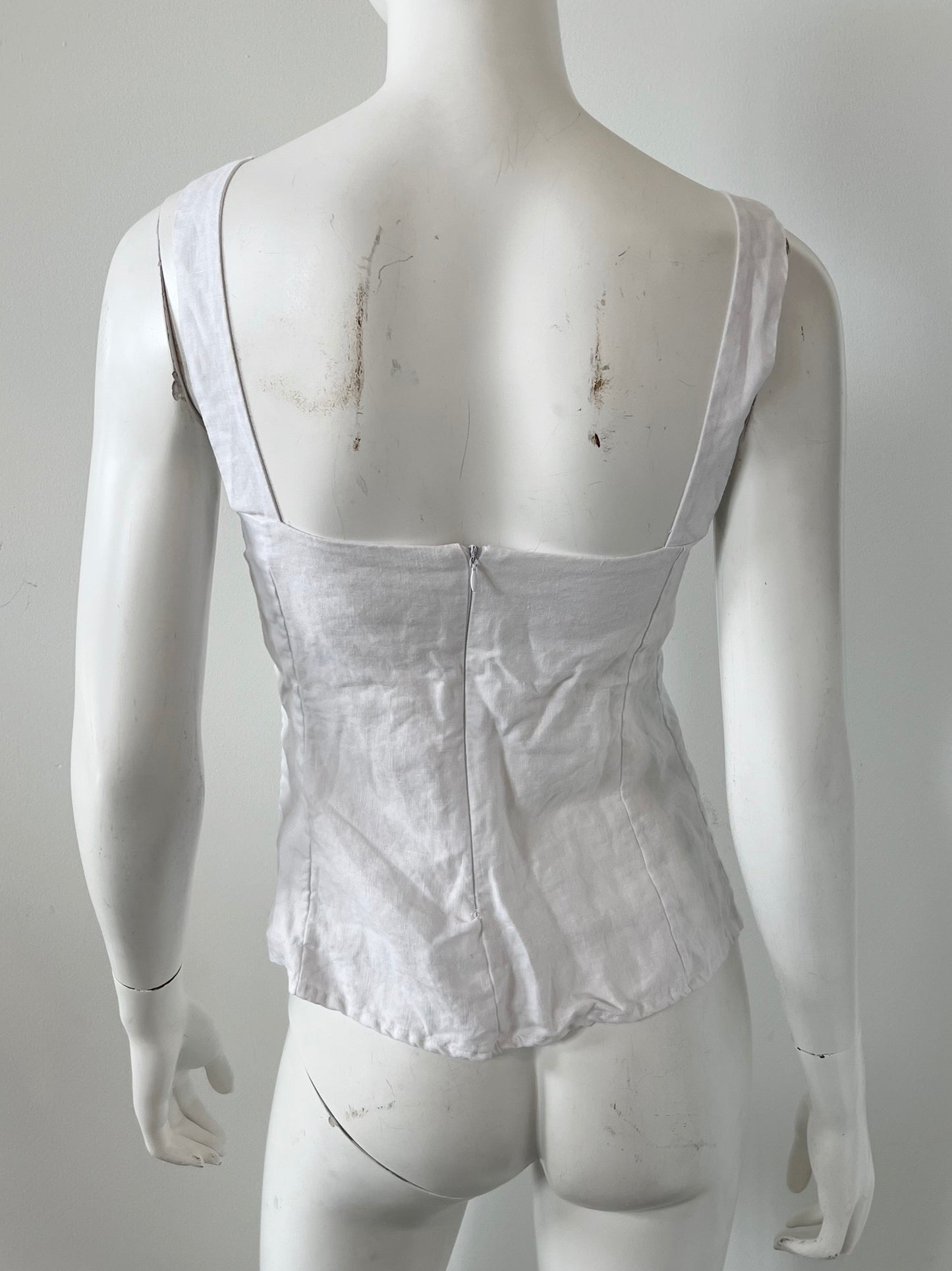 Sleeveless Linen Tank Size XS NWT