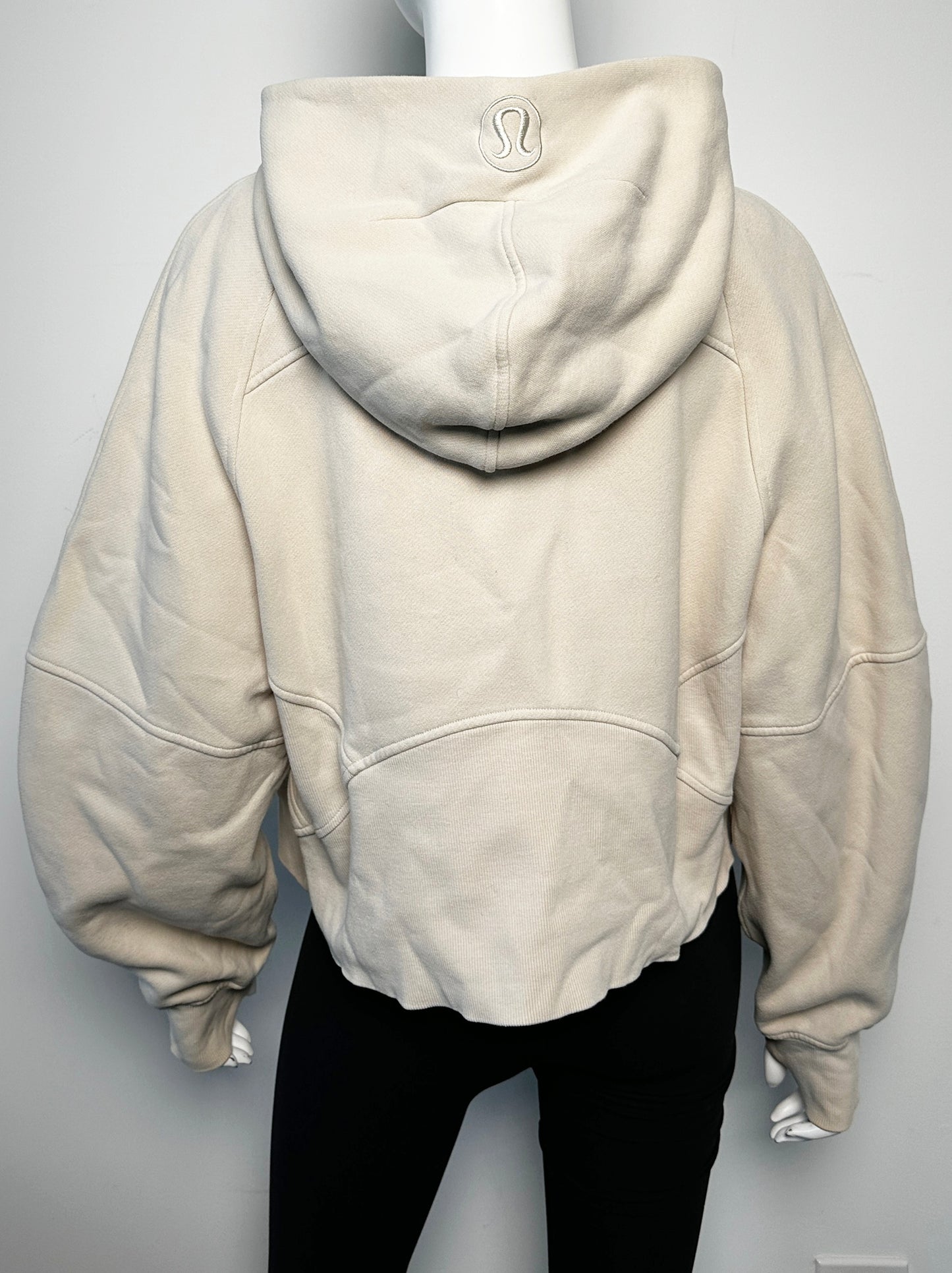 Scuba Oversized Hoodie Half Zip Pullover Size Medium/Large