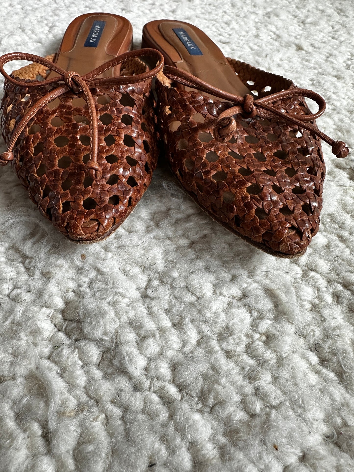 Woven Ballet Mule Size 39.5