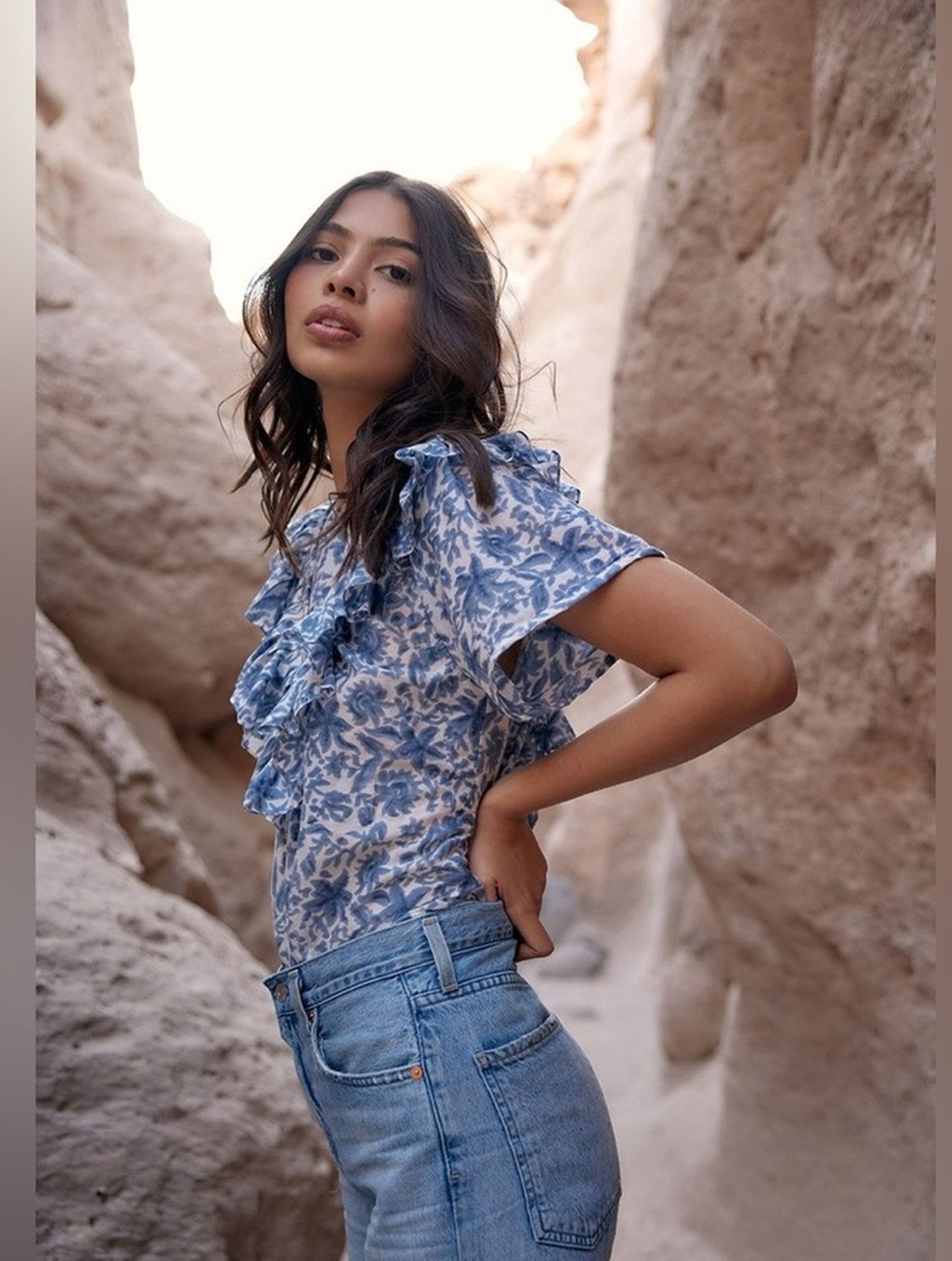 Bergen Floral Top Size XS