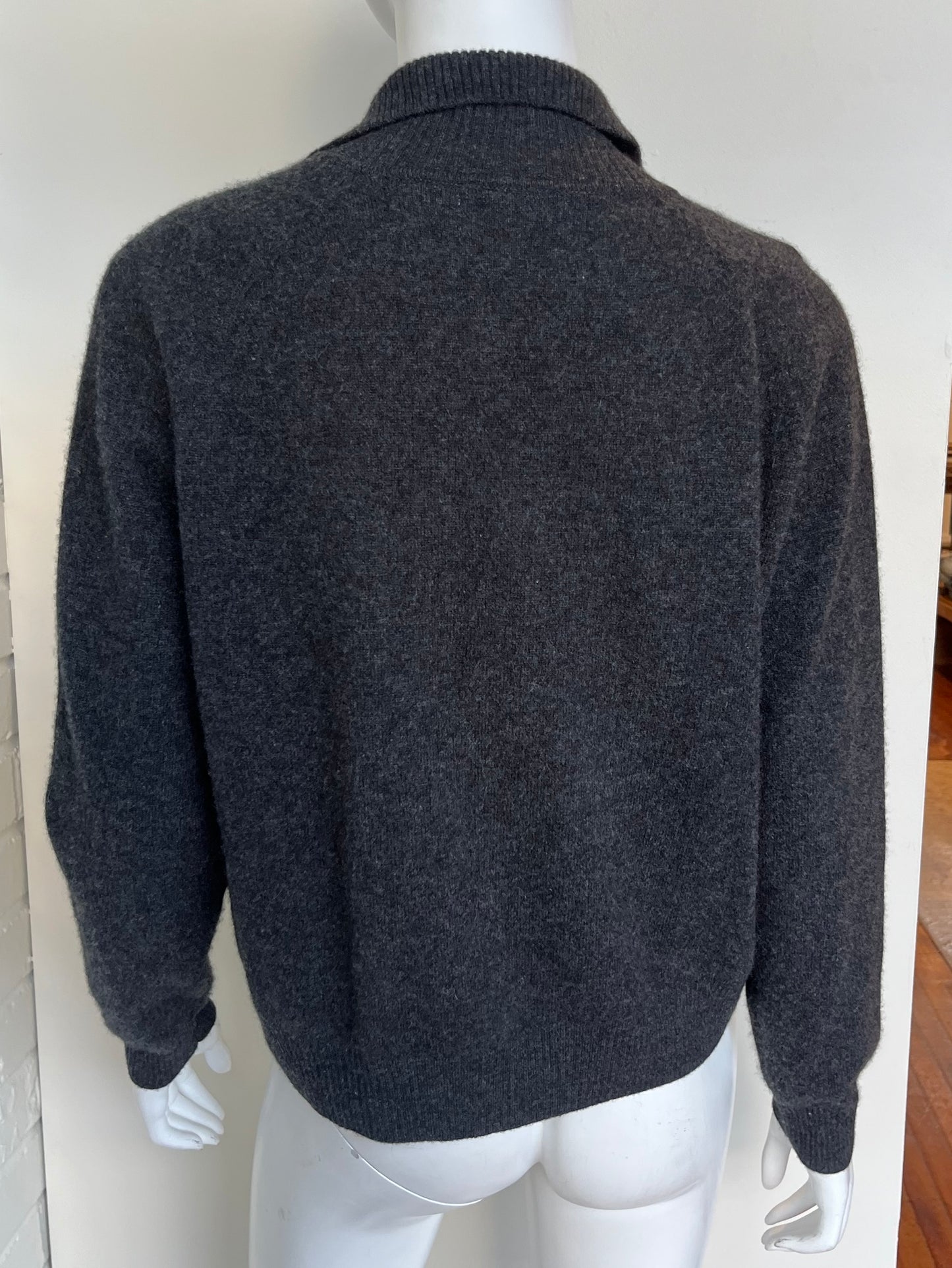 Cashmere Polo Sweater Size Small