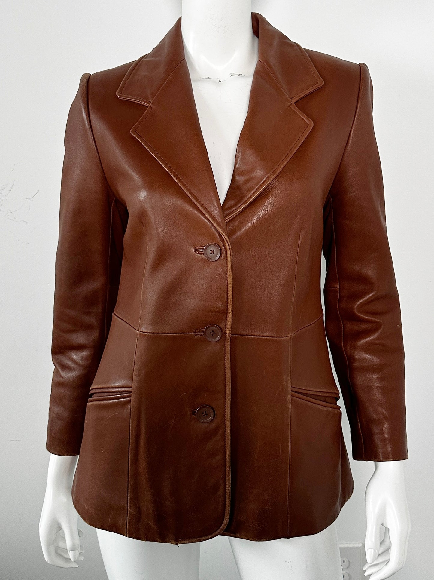Vintage Lambskin Blazer Size Small