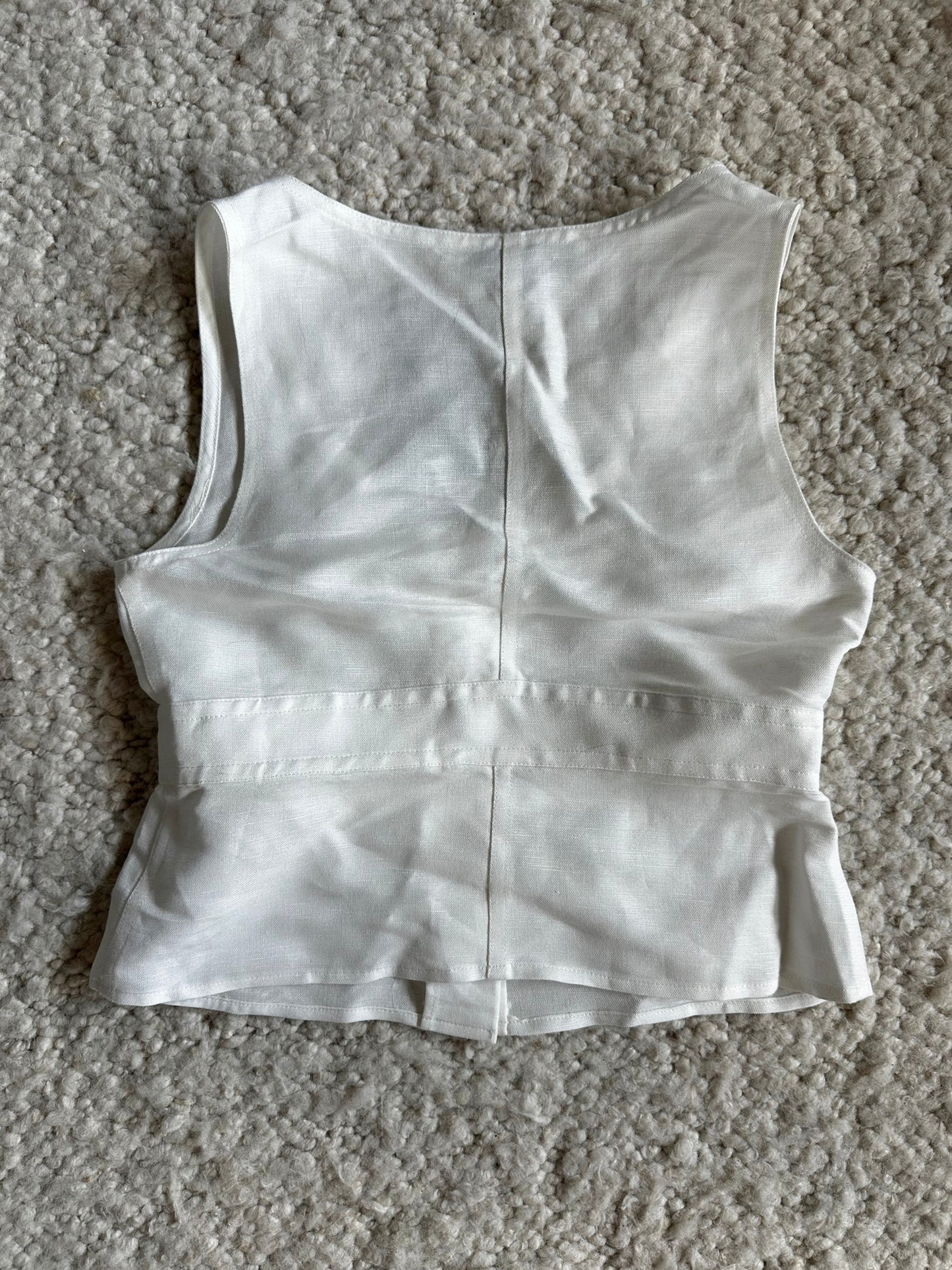 Caine Linen Top Size 00 NWT