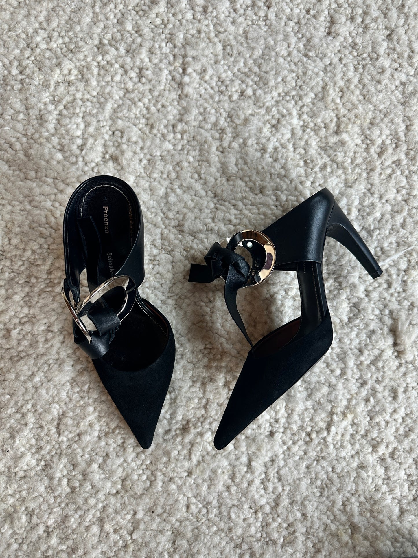 Calf Ring Mules Size 37