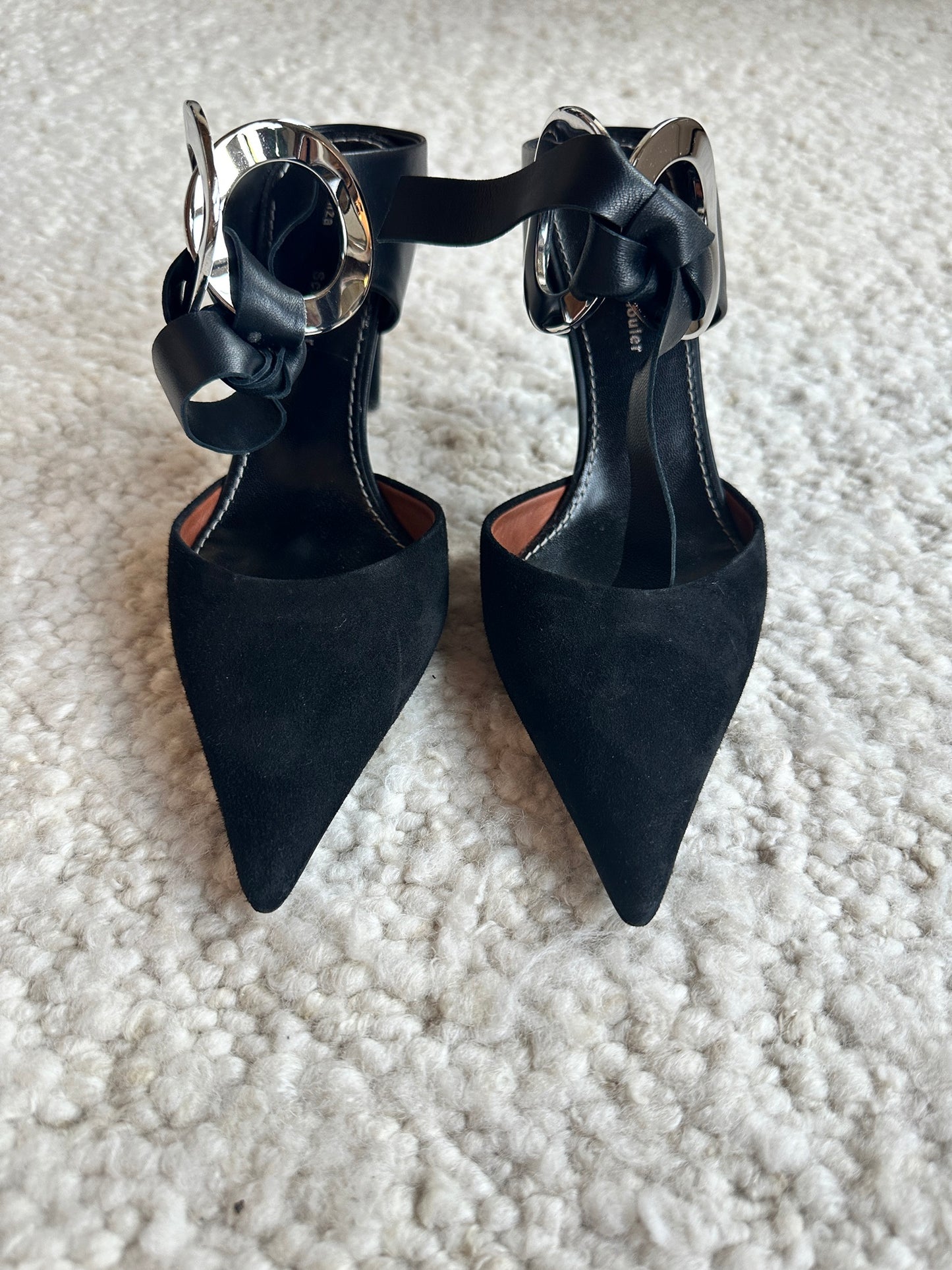 Calf Ring Mules Size 37