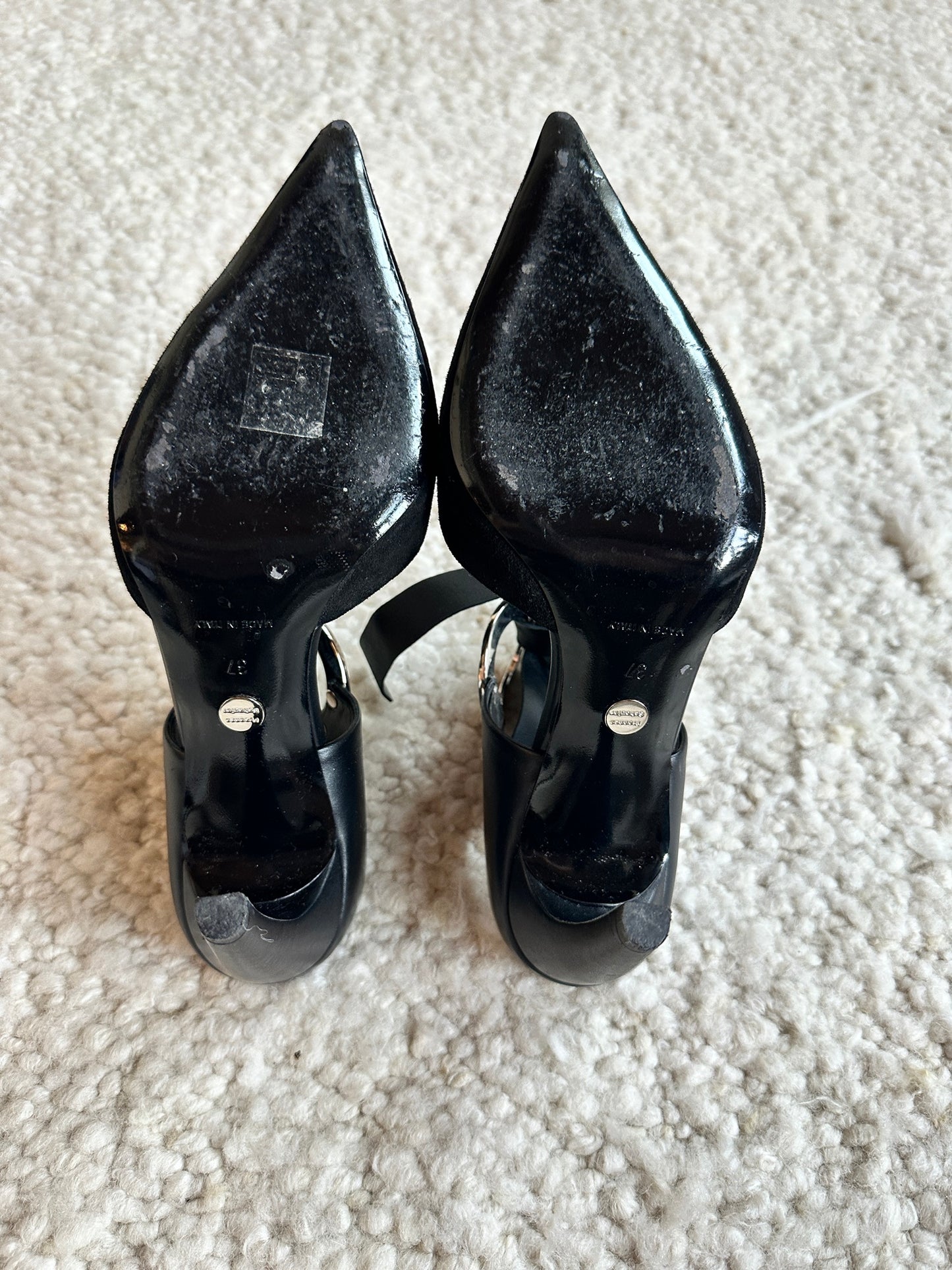 Calf Ring Mules Size 37
