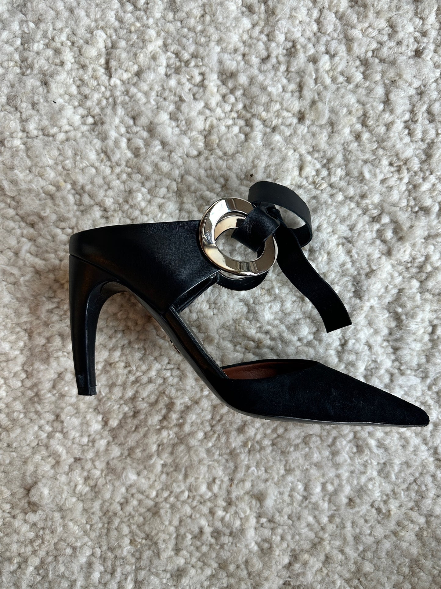Calf Ring Mules Size 37