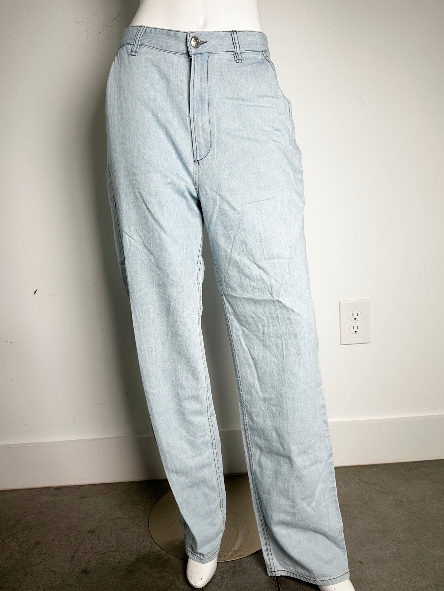 Alex Linen Straight Leg Jeans Size 30 NWT