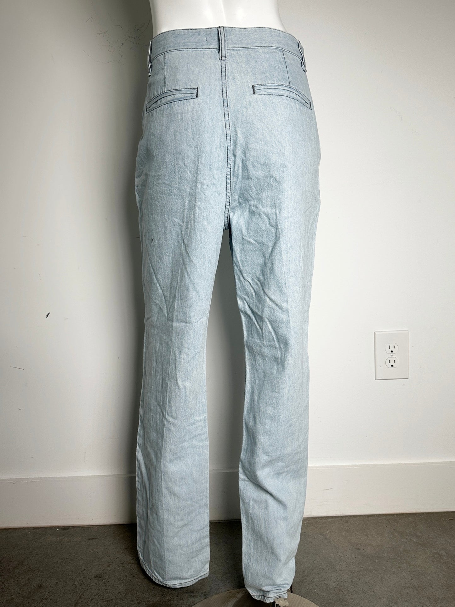 Alex Linen Straight Leg Jeans Size 30 NWT