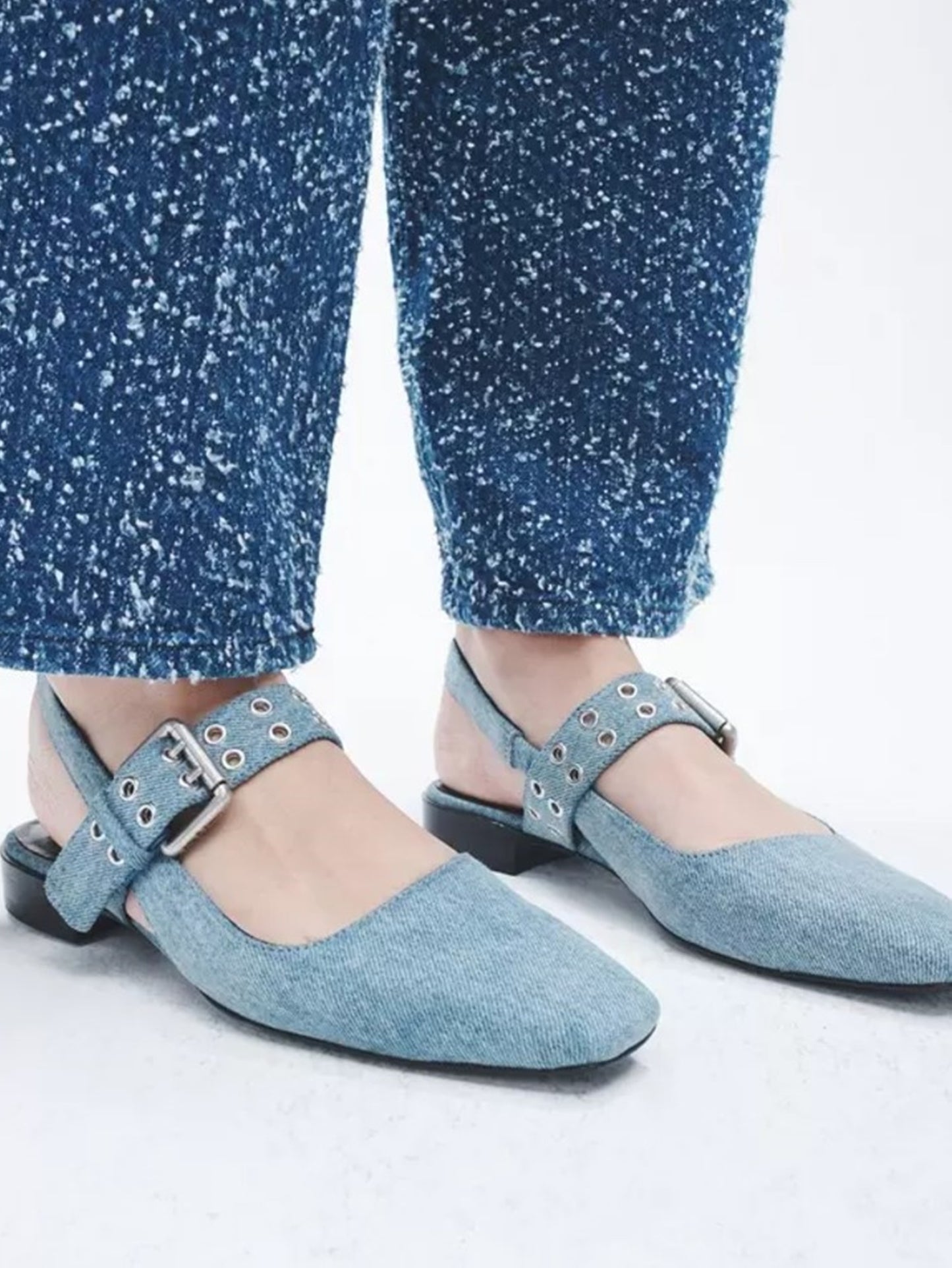 Astra Slingback Flats Size 37.5