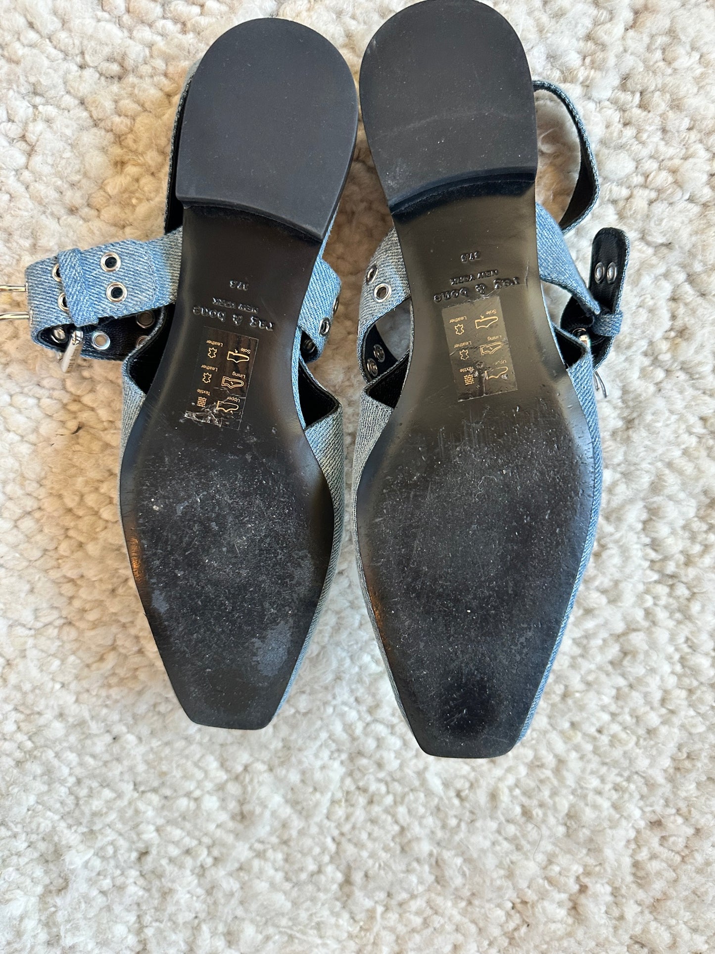 Astra Slingback Flats Size 37.5