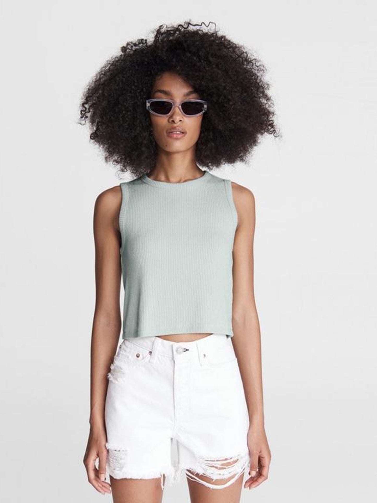 Knit Cropped Tank Size Medium