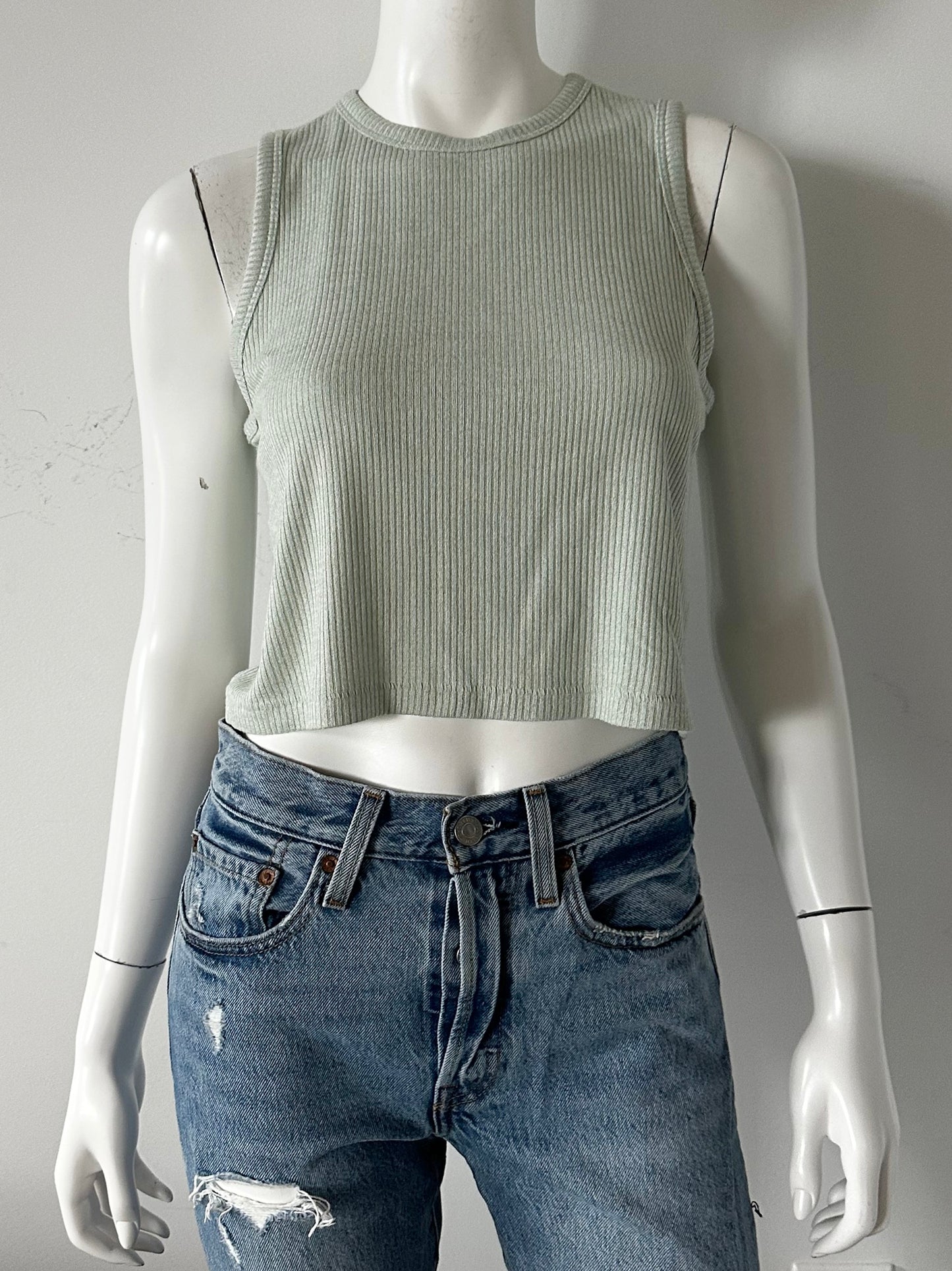 Knit Cropped Tank Size Medium