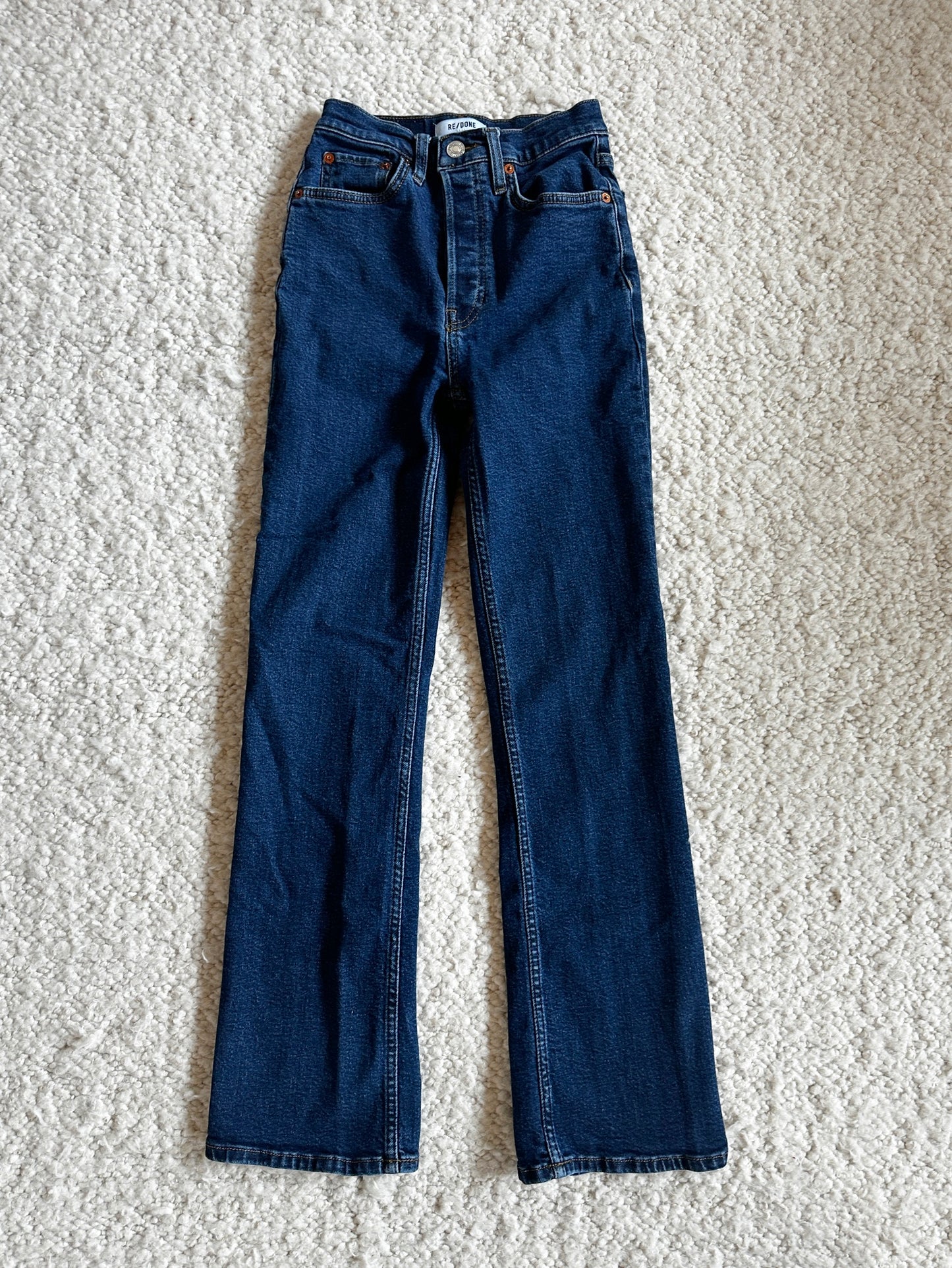 90's High Rise Loose Jeans Size 25