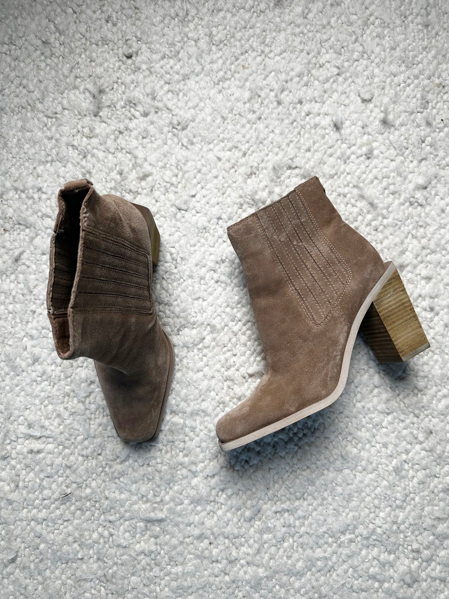 Emalia Suede Booties Size 7.5