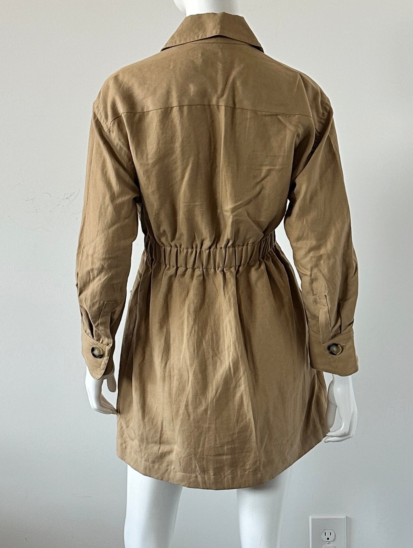 Button Front Shirt Dress Size Small