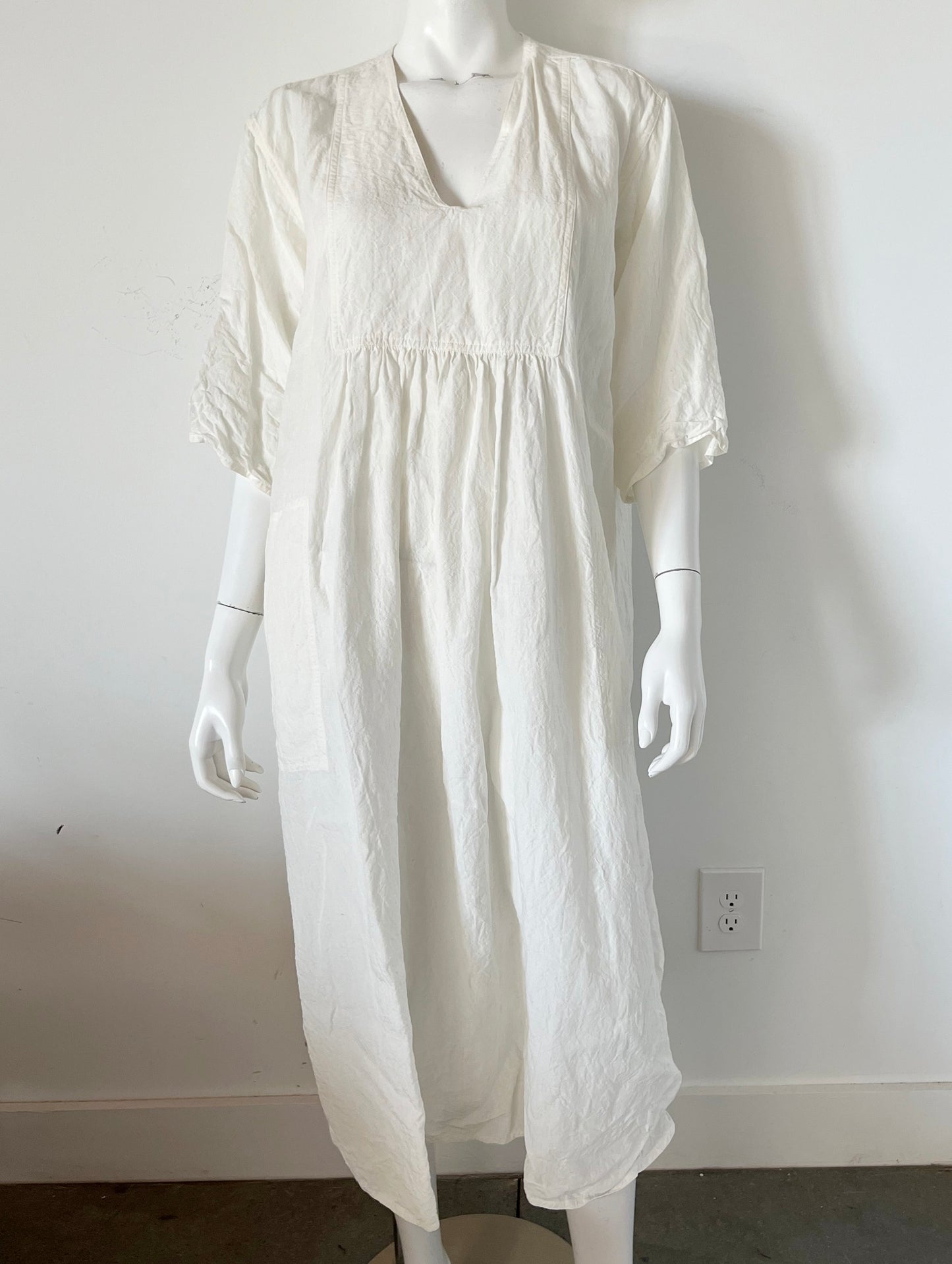 Linen Maxi Dress Size Small