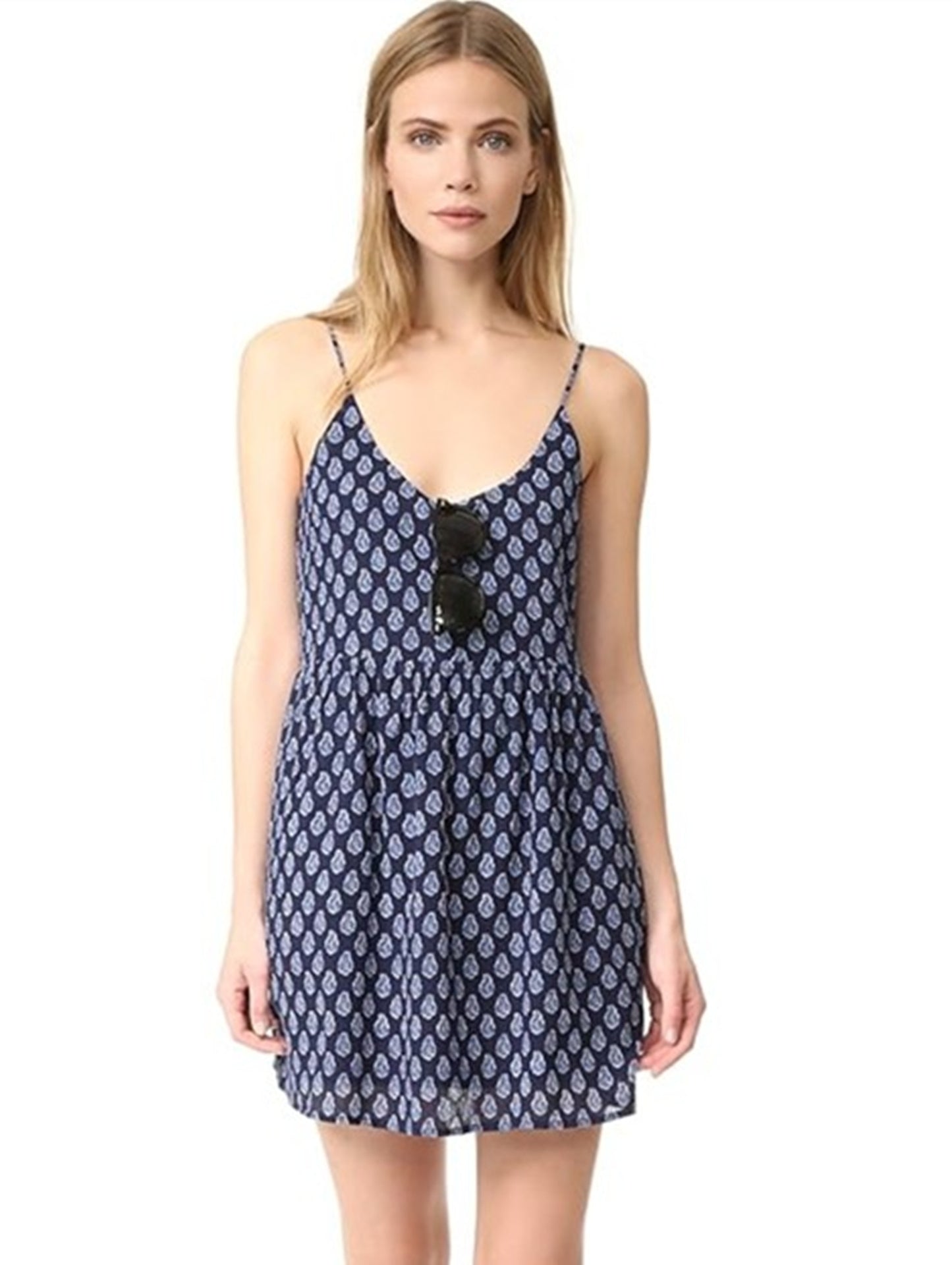 Vadim Printed Dress Size Small