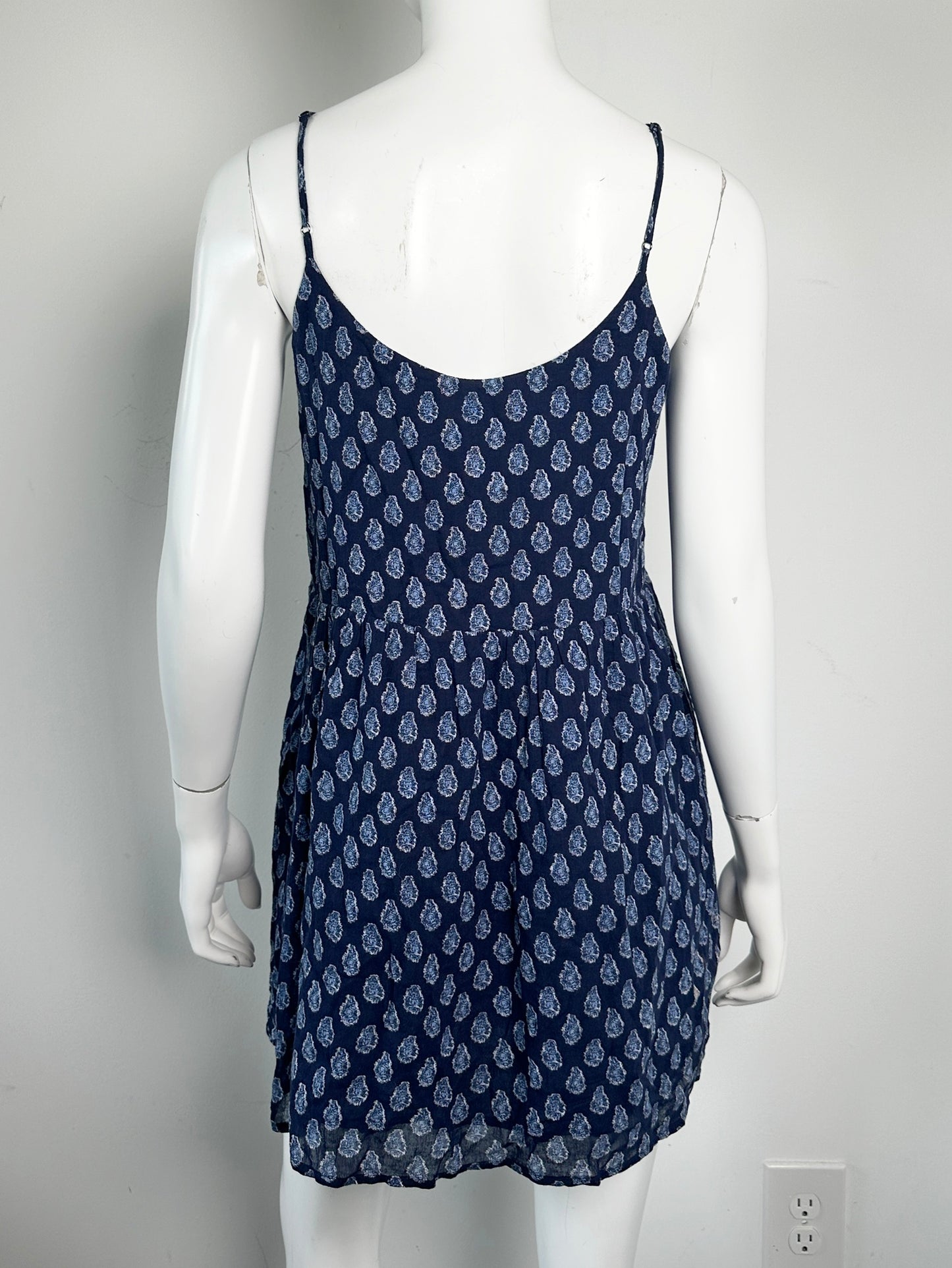 Vadim Printed Dress Size Small