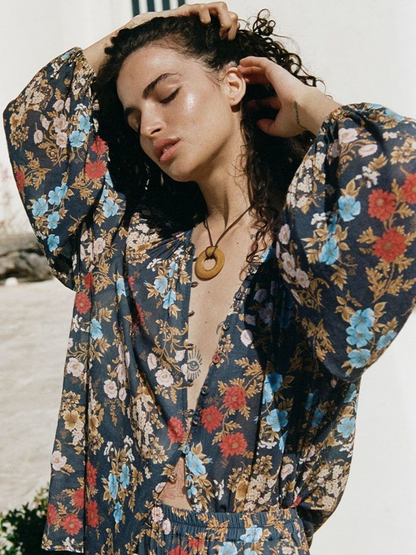 Mystic Floral Blouse Size XXS