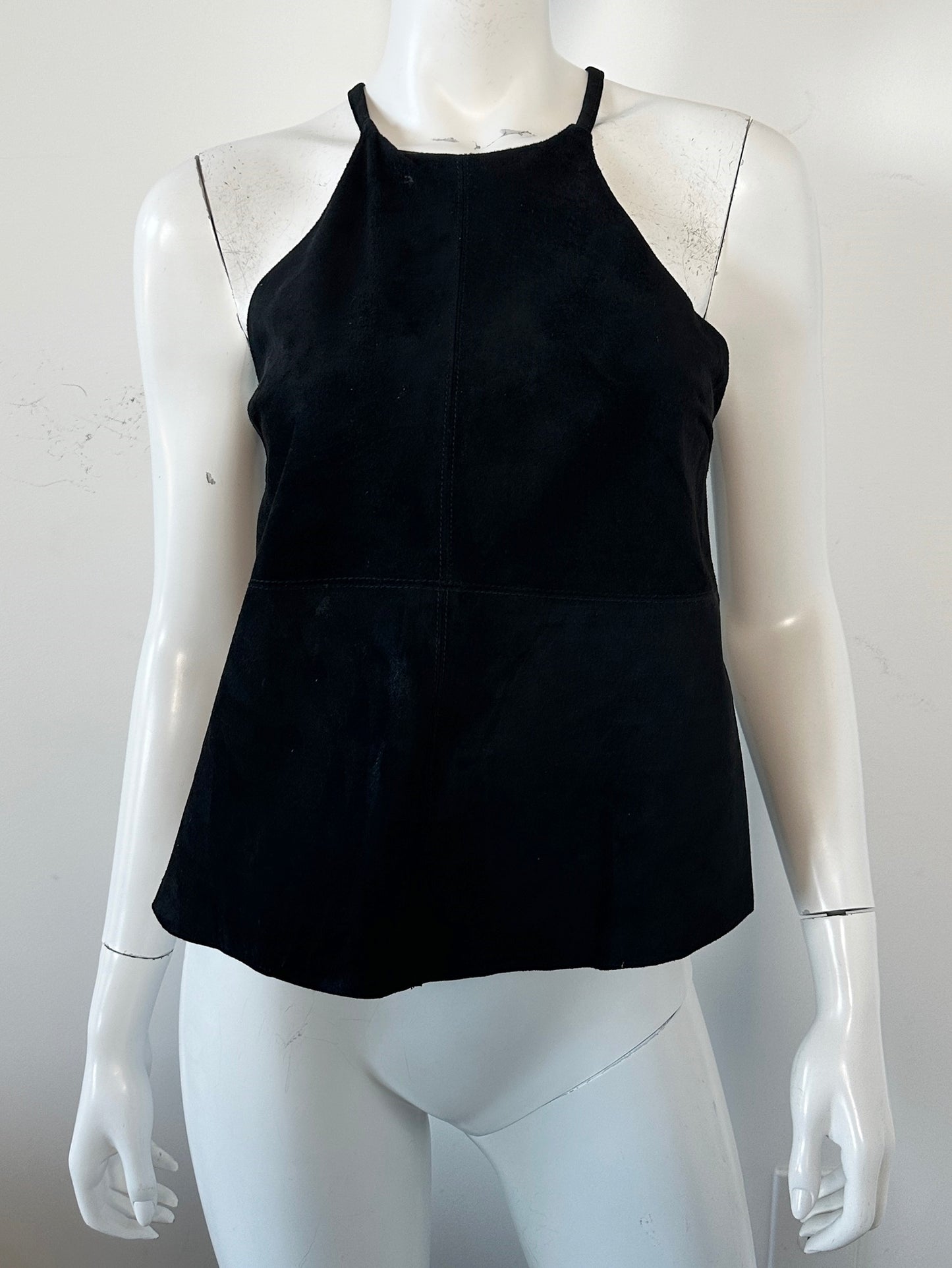 Lotta Suede T-Back Top Size XS