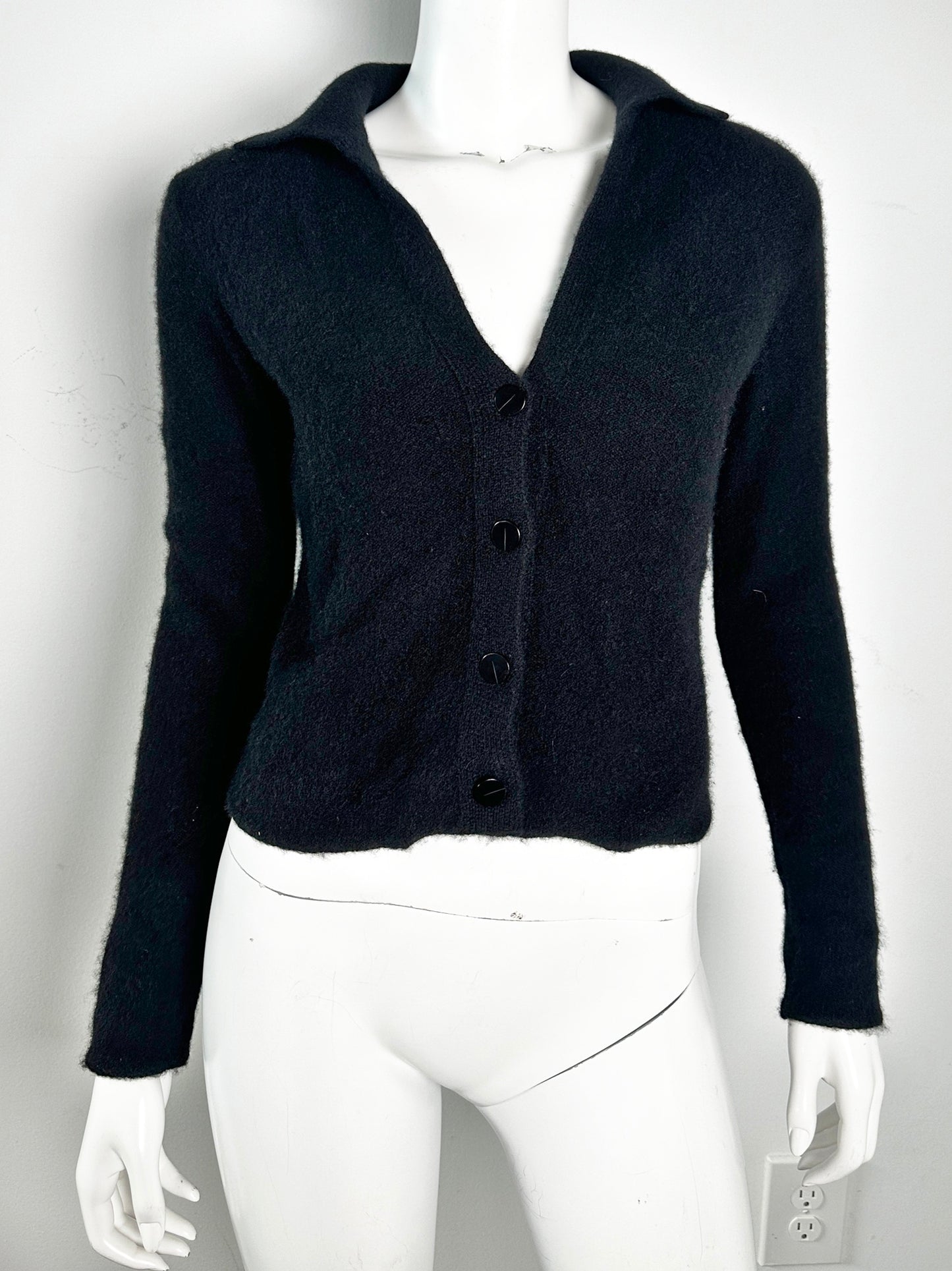 Cashmere Button Front Cardigan Size XS