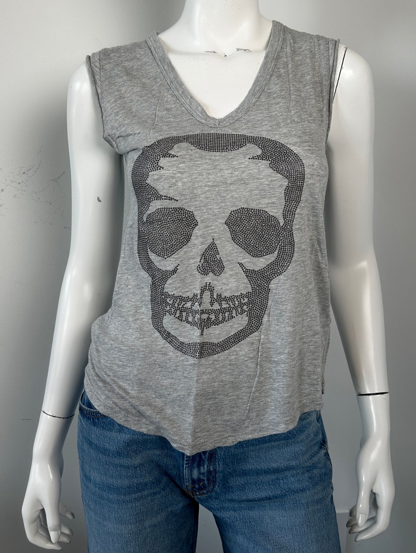 Brooklyn Strass Sleeveless Tank Size Small