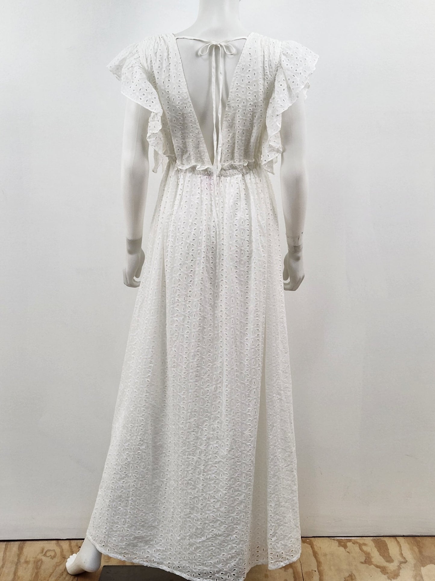 Amelia Ruffle Maxi Dress Size Small