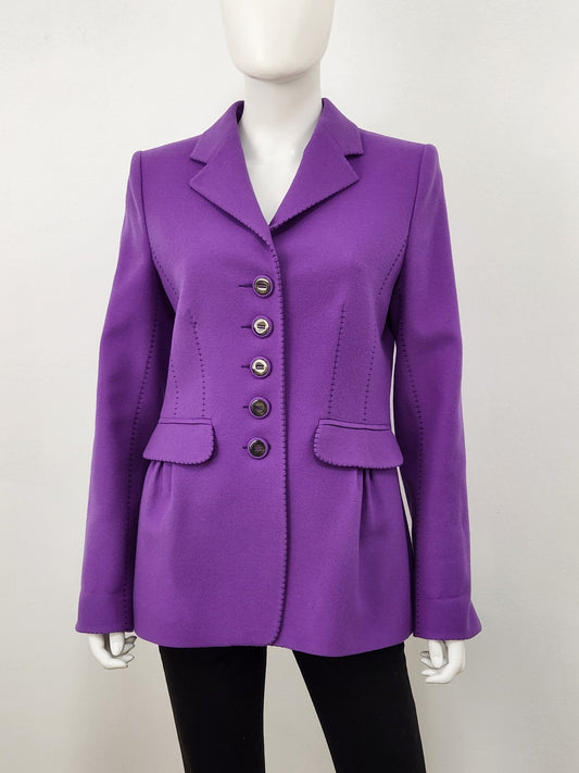 Button Front Blazer Size 40/Medium