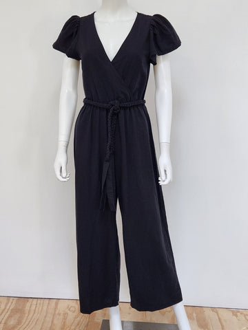 Linen Blend Jumpsuit Size 0