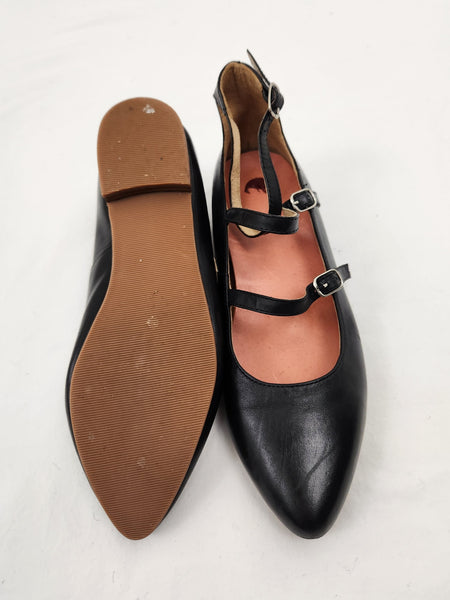 Leather Mary Janes Size 38